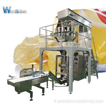 Granule French Fries Popato Chip Emballage Machine